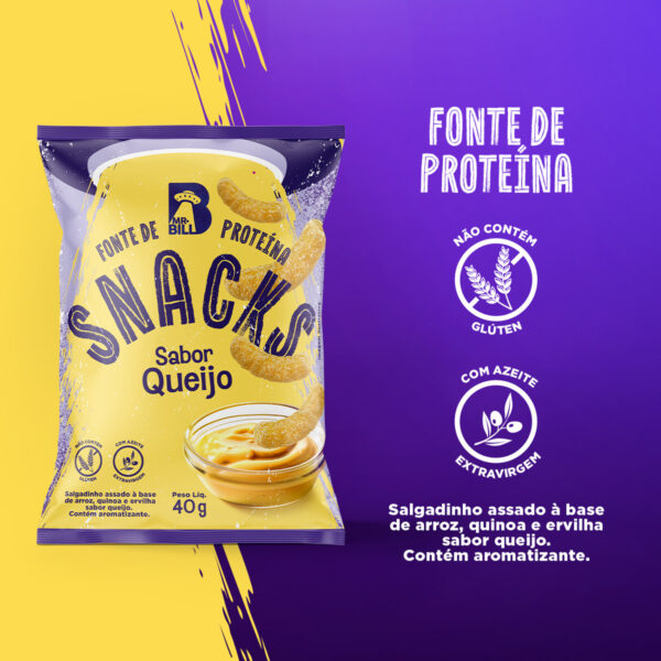 Snacks Bill Queijo Vegano 40g - Image 3