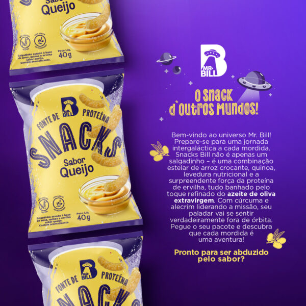 Snacks Bill Queijo Vegano 40g - Image 4